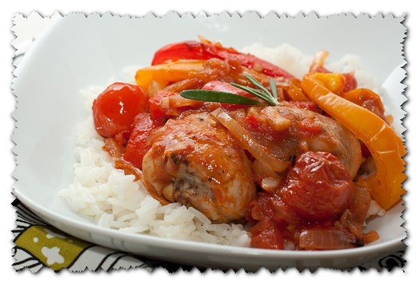 Совершенно прекрасная КУРИЦА с ОВОЩАМИ запеченная в духовке.