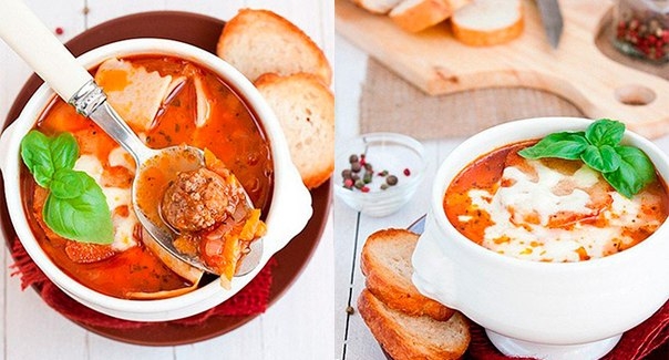 Лазанья-суп - густой, питательный, с насыщенным вкусом томатов и итальянских трав.