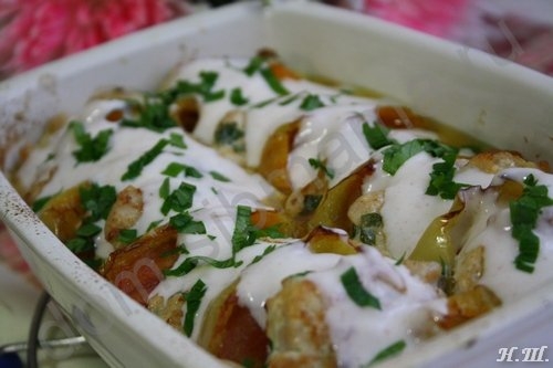 "Кастрюля c котлетками" (Teglia di polpette)
