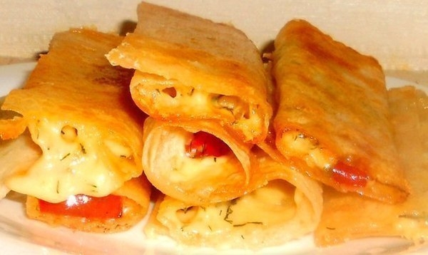 Блинчики из лаваша.