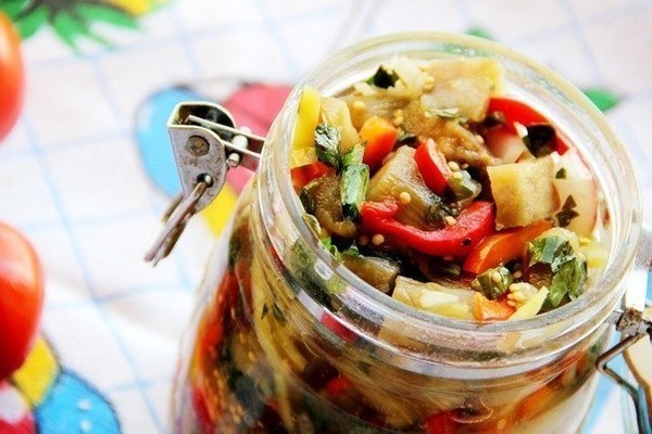 Маринованные баклажаны (за сутки)