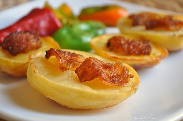 Картофель, запеченный с салом Картофель, запеченный с салом