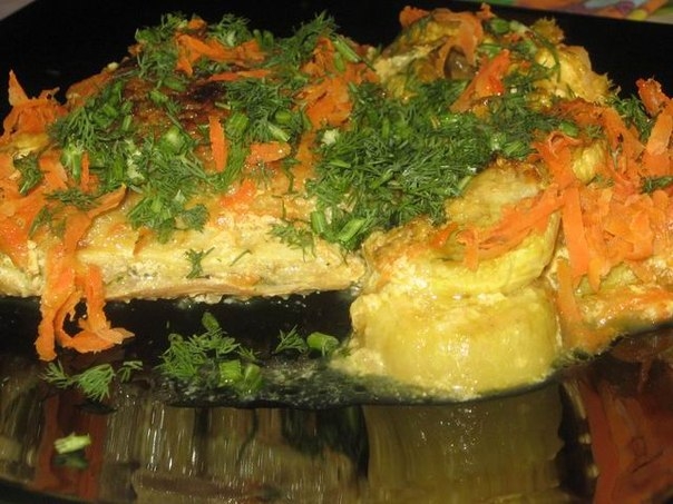 Томлёные куриные бёдрышки с кабачками Томлёные куриные бёдрышки с кабачками