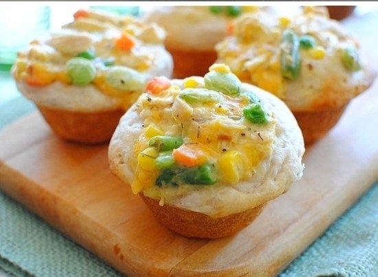 Куриный мини-пирог "Горшочек" Куриный мини-пирог "Горшочек"