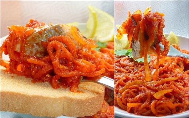 ЗАКУСКА из сельди с луком и морковью ЗАКУСКА из сельди с луком и морковью