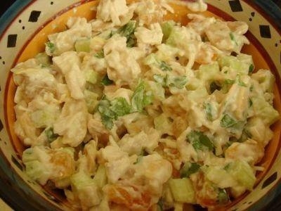 Ингредиенты для рецепта Легкий салат с курицей