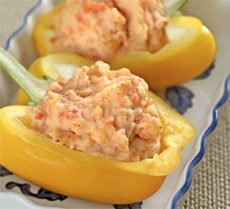Картофельное пюре с перцами и чесноком Картофельное пюре с перцами и чесноком