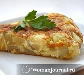 Испанский омлет с картофелем и сыром