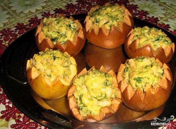 Рецепт фаршированных яблок