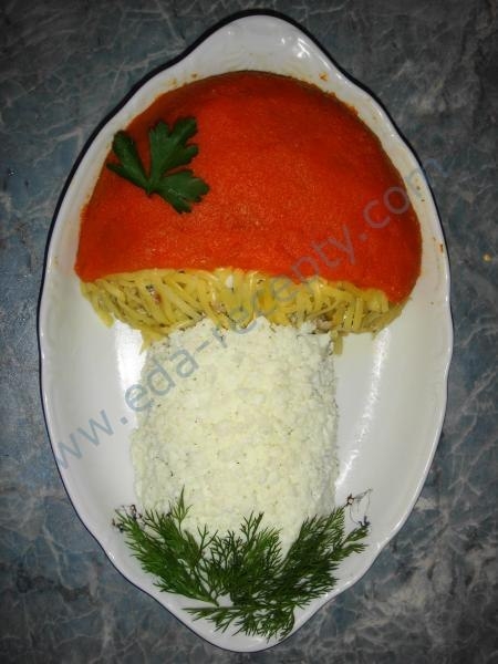 Праздничный салат "Грибок" Праздничный салат "Грибок"