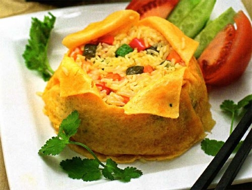 Рис с овощами и креветками Рис с овощами и креветками