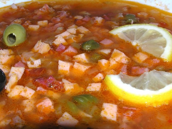 Солянка мясная - вкусная и изысканная Солянка мясная - вкусная и изысканная