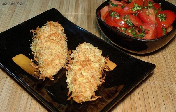 Запеченные куриные наггетсы