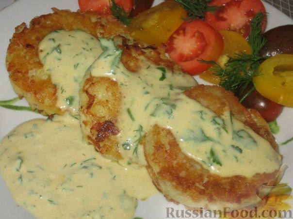 Картофельно-рыбные оладьи (вкусно, сытно, легко и просто!!!)