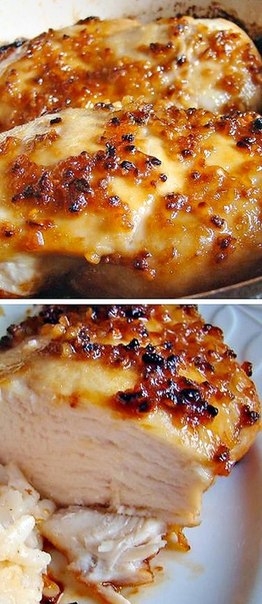 Курица с чесноком.
