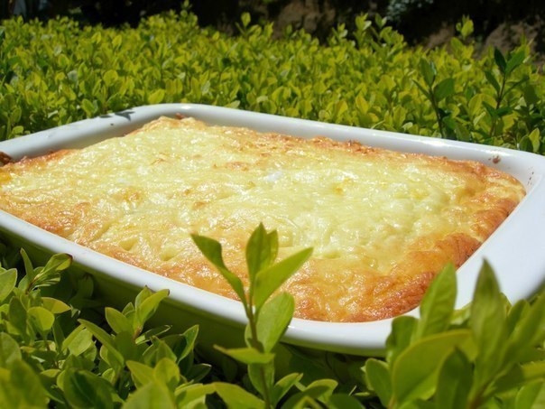 Картофельная запеканка с мясным фаршем.
