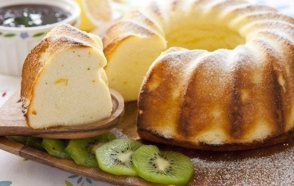 Творожник лимонный.
