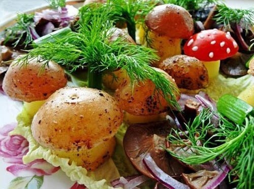 Грибная полянка .