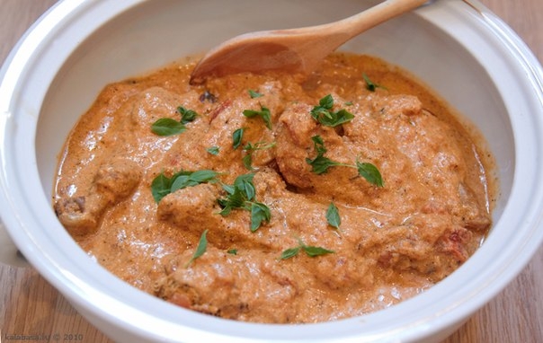 наинежнейшая курочка в томатно-сливочном соусе