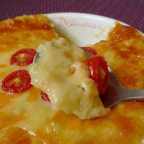 Картофель запеченный с сыром.
