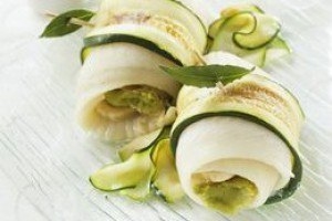 1. Кабачки, фаршированные зеленью