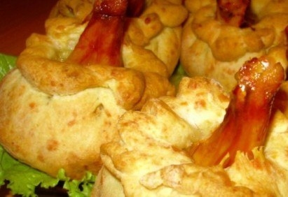Горячая закуска "Рюкзачок туриста". Горячая закуска "Рюкзачок туриста".