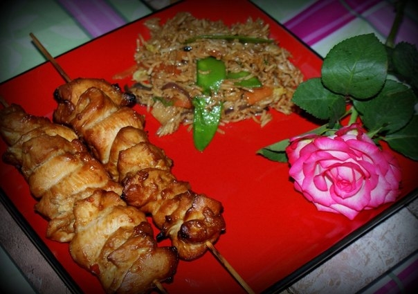 Сатэй из курицы
