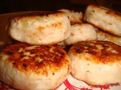 Куриные котлетки с плавленным сыром Куриные котлетки с плавленным сыром