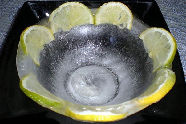 Ледяная тарелка для окрошки
