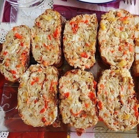 Овощная запеканка-рулет с творогом и яйцом Овощная запеканка-рулет с творогом и яйцом