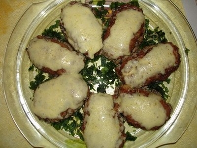 Мясной торт "Ромашка"
