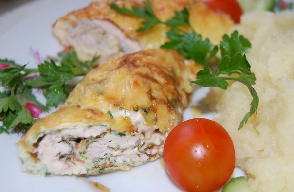 Бризоли куриные (курино-шпинатные)