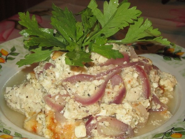 Куриные грудки по-гречески