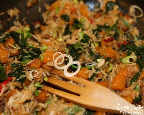 Пряные овощи с ароматным рисом