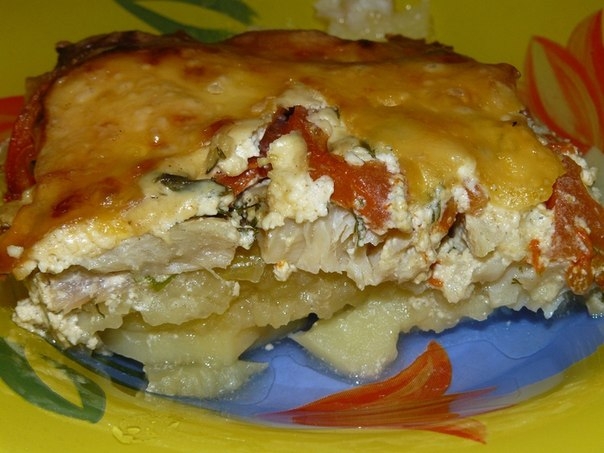 обалденно вкусная ЗАПЕКАНКА картофельная с рыбкой обалденно вкусная ЗАПЕКАНКА картофельная с рыбкой