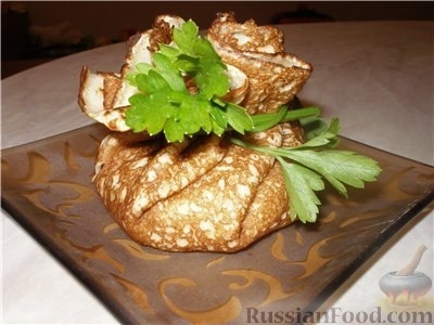 Блины мешочки Блины мешочки