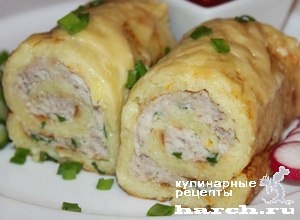 Драники, запеченные с куриным фаршем «Дровишки» Драники, запеченные с куриным фаршем «Дровишки»