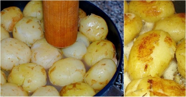 Молодая картошка на бульоне Молодая картошка на бульоне