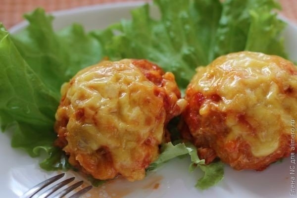 Куриные тефтели с кабачками