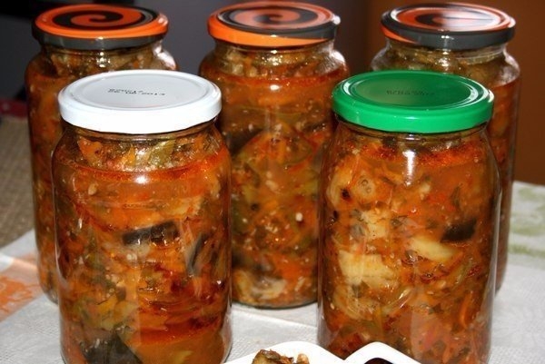 Закуска майкопская из баклажанов Закуска майкопская из баклажанов
