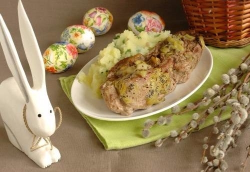 МЯСО ,ЗАПЕЧЁННОЕ С КИВИ МЯСО ,ЗАПЕЧЁННОЕ С КИВИ