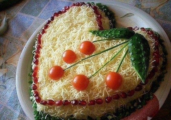 ТОП-10 вкусных и красивых салатов на праздничный стол!