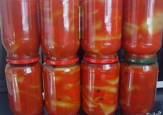 ПЕРЧИК КОНСЕРВИРОВАННЫЙ В ТОМАТНОМ СОКЕ,