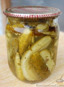 МАРИНОВАННЫЕ ОГУРЦЫ В РАСТИТЕЛЬНОМ МАСЛЕ