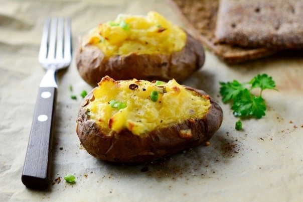 Омлет в картофельных чашечках