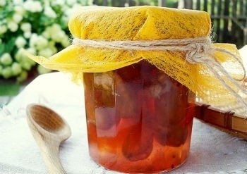 Варенье из крыжовника с малиной