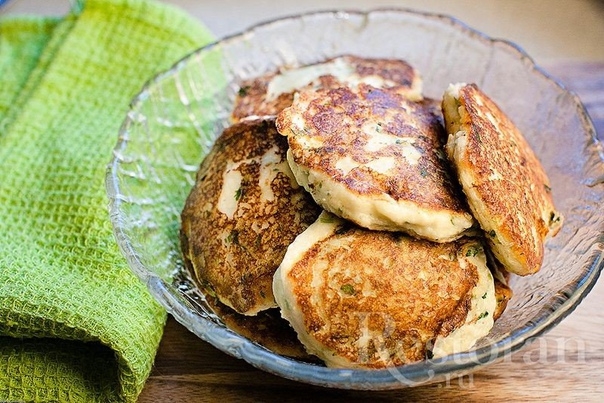 Сырники с фетой и зеленью Сырники с фетой и зеленью