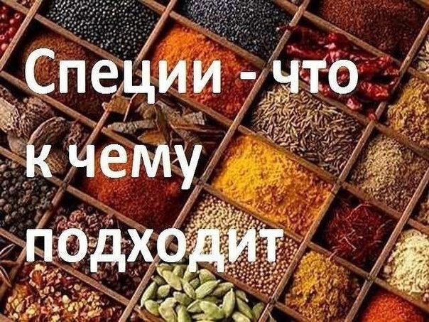 ДЛЯ МЯСА: красный, черный, душистый перец или гвоздика, майоран, тимьян, тмин, куркума, лук, орегано