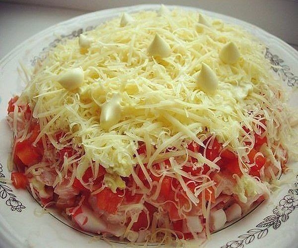 Салат "Песцовая шубка" - нежно, вкусно, просто! Рецепт под фото. Ставьте "Лайк!", чтобы сохранить ег
