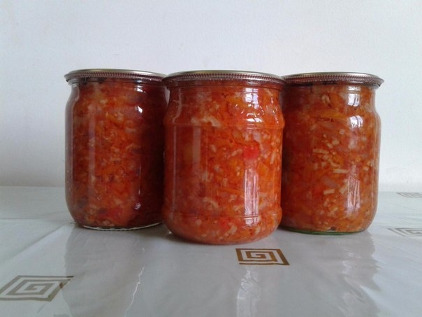Плов овощной на зиму